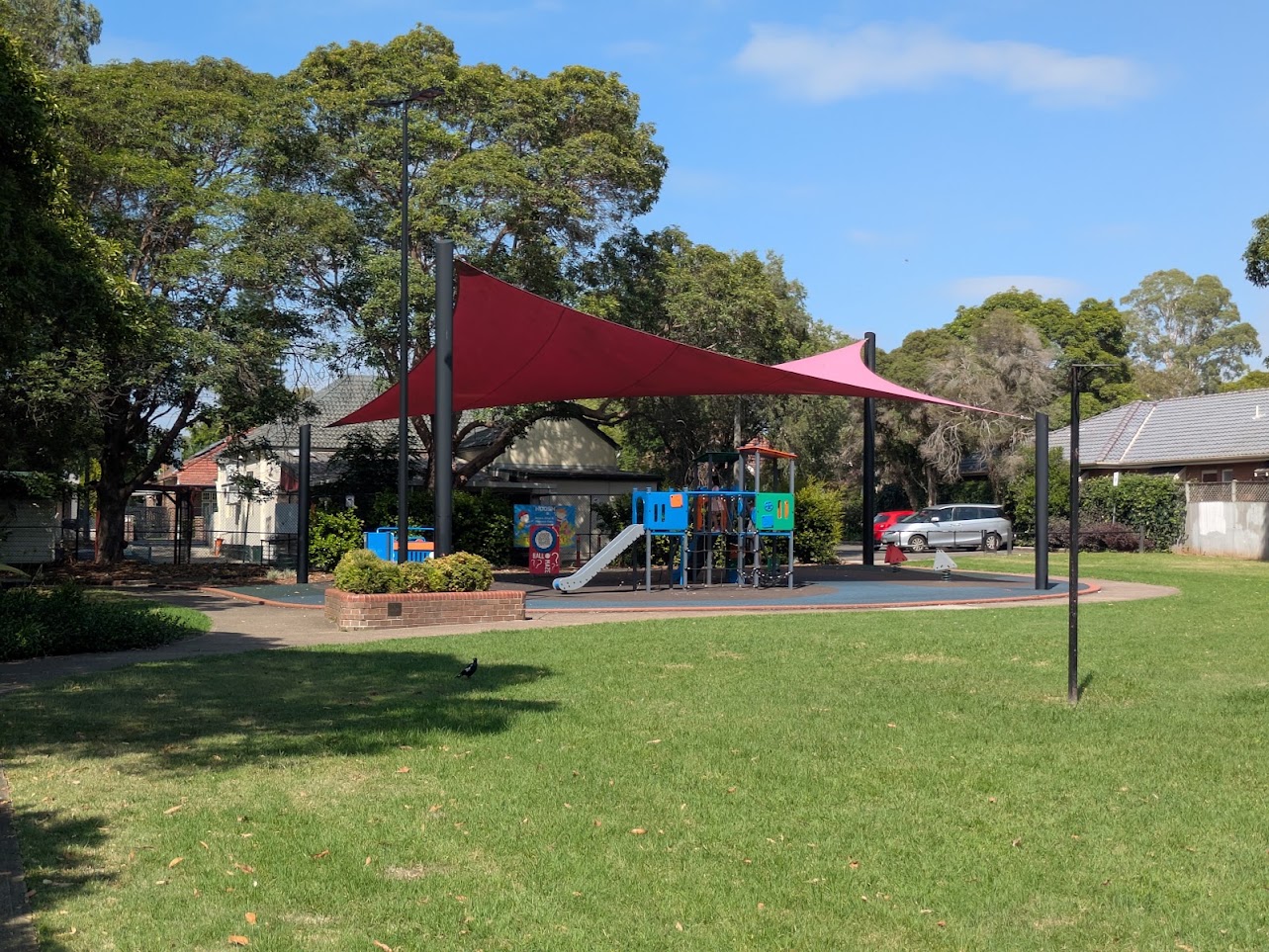Tree-lined area at Fitzgerald Park.