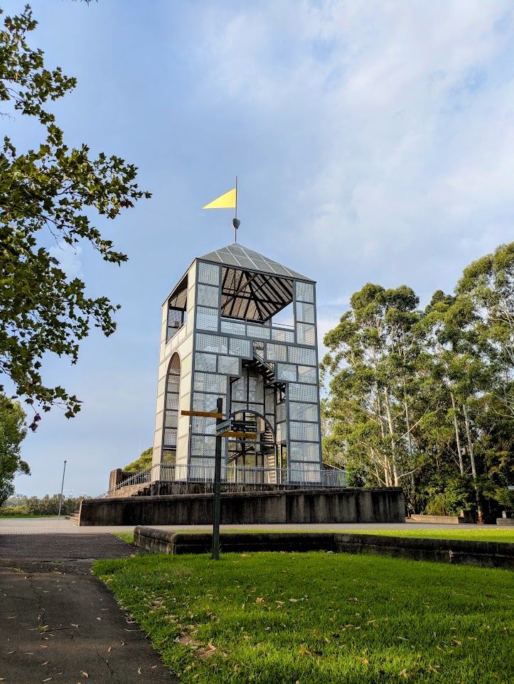 Treillage Tower at Bicentennial Park.